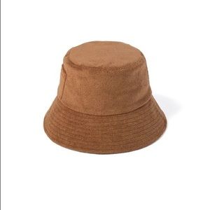 Lack of Color Terry Wave Bucket Hat in Coffee Brown